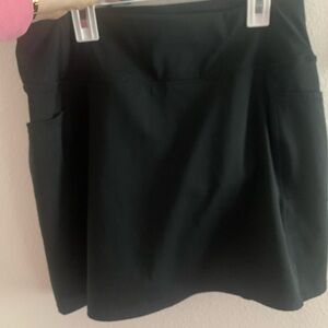 Sketchers Athletic Black Skort with Pockets